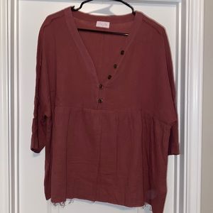 Cranberry Top- Casual/ Business Casual. Size XL